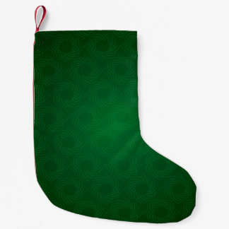 Grüner Hintergrund, Abstrakt grüne Textur Kleiner Weihnachtsstrumpf
