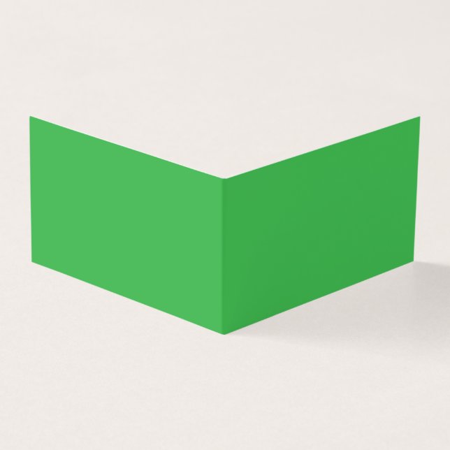 grüner Hintergrund mit weißem Rand (Vorderseite)