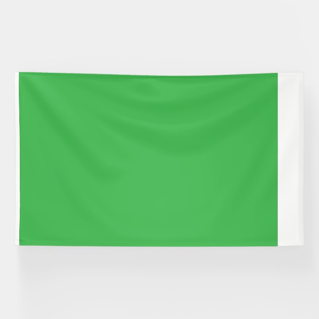 grüner Hintergrund mit weißem Rand Banner (Horizontal)