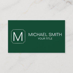 Grüner Hintergrund Visitenkarte