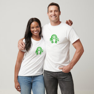 Grüner Hufeisen St. Patrick Tag T-Shirt