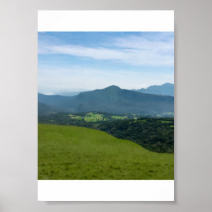 Grüner Hügel von Riverston -Sri Lanka Poster