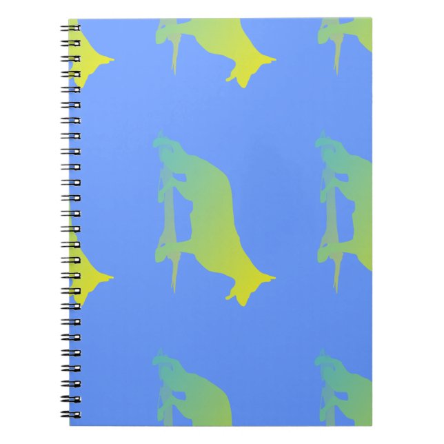 Grüner Hund Notizblock (Vorderseite)