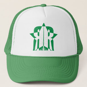 grüner Hut Truckerkappe