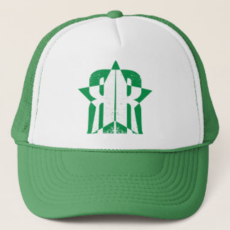 grüner Hut Truckerkappe