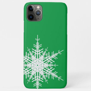 Grüner iPhone-Hülle mit Schneeflocke Case-Mate iPhone Hülle