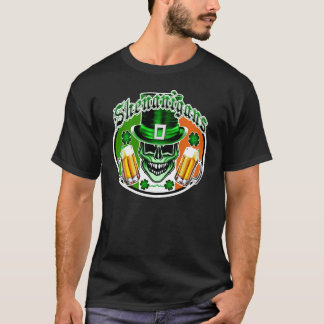 Grüner irischer Kobold-Schädel: Shenanigans 1 T-Shirt