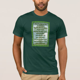 Grüner irischer Segen T-Shirt