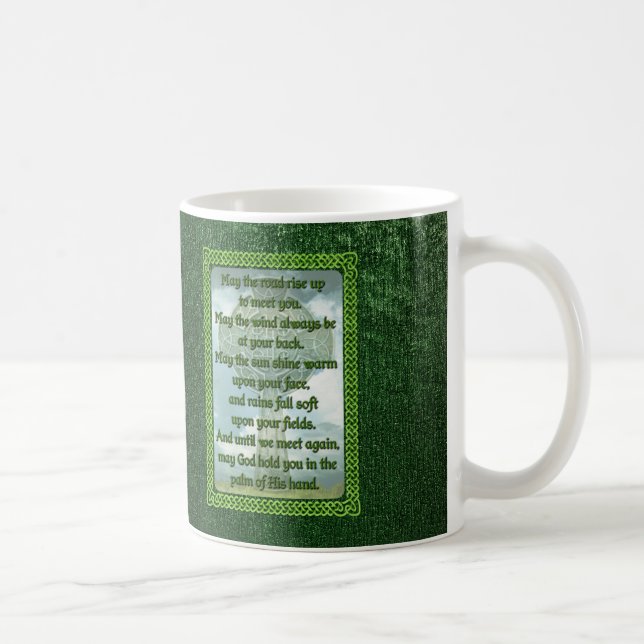 Grüner irischer Segen Tasse (Rechts)