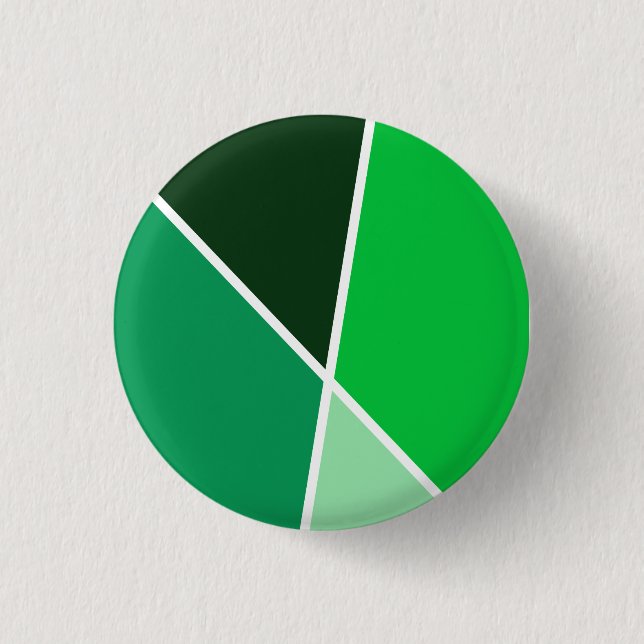 Grüner JanaiCreates-Farbenkollektion-Button Button (Vorderseite)