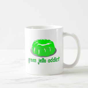 Grüner Jello Süchtiger Tasse