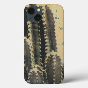 Grüner Kaktus auf gelbem Hintergrund Case-Mate iPhone Hülle