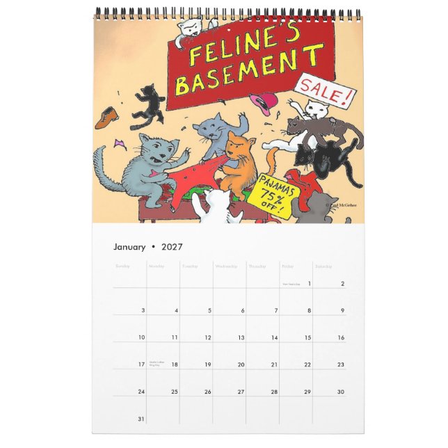 Grüner Kalender 2015 (Jan 2027)