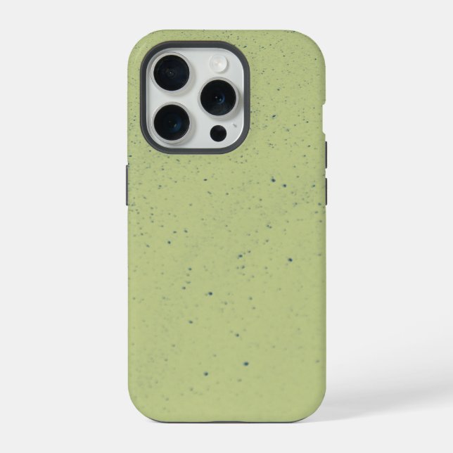 Grüner Kalk Sand iPhone Hülle (Rückseite)