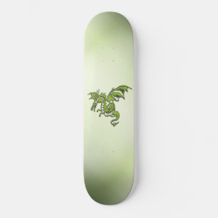 Grüner Kampf-Drache Skateboard