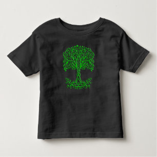 Grüner Keltenbaum Kleinkind T-shirt
