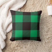 Grüner Klassischer Farmhouse-Buffalo-Karostoff