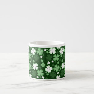 Grüner Kleeblatt, St. Patrick's Day Espressotasse