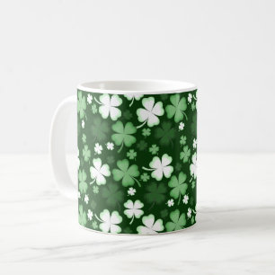 Grüner Kleeblatt, St. Patrick's Day Kaffeetasse