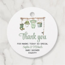 Grüner Kleiner Fischer Baby Shower