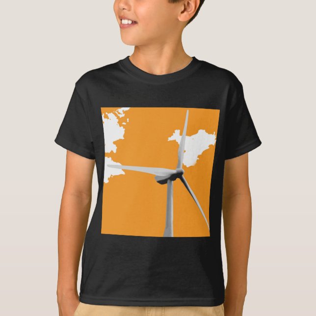 Grüner Knowes Windpark T-Shirt (Vorderseite)
