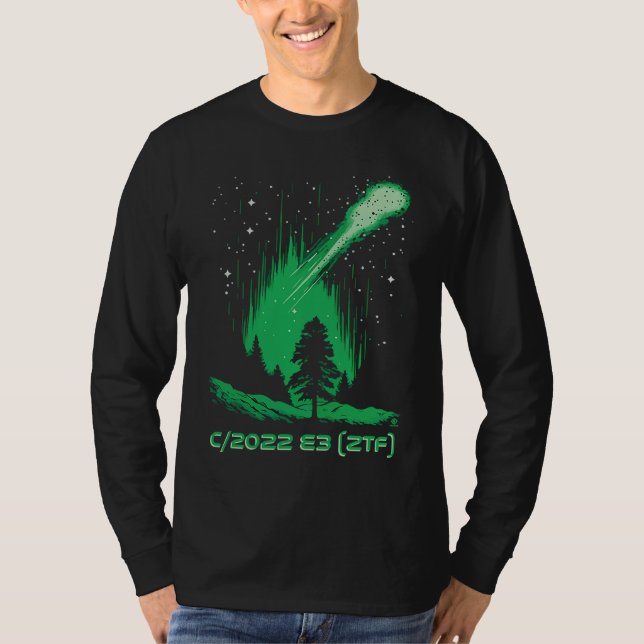 Grüner Komet  C2022 E3 ZTF T-Shirt (Vorderseite)