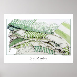 Grüner Komfort Poster