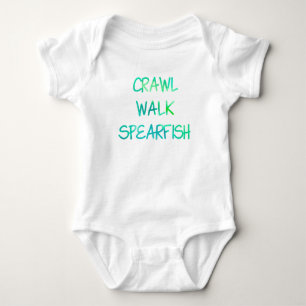 Grüner Kraut-Walk Baby Strampler