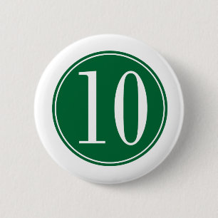 Grüner Kreis #10 Button
