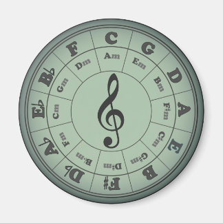 Grüner Kreis des Fünften Rundmagazins Magnet