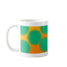 grüner Kreis in gelblicher Orange