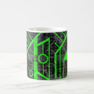 Grüner Kreis Kaffeetasse