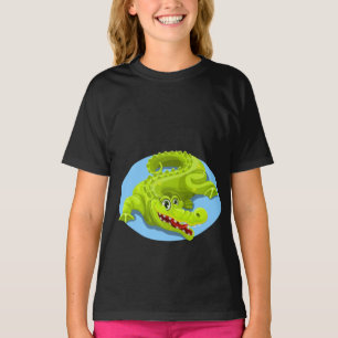 Grüner Krokodil T-Shirt