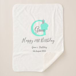 Grüner Kürbis Herbst 21. graue Pastellgraue Sherpadecke