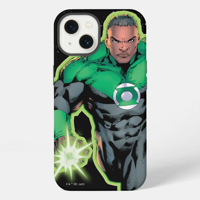 Grüner Laterne John Stewart iPhone Hülle (Rückseite)