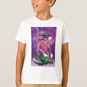 Grüner Laternen-und Stern-Saphir - Farbe T-Shirt