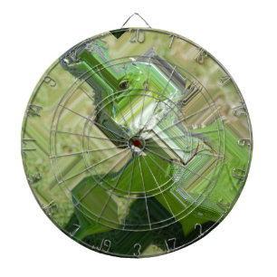 Grüner Leguan Dartscheibe