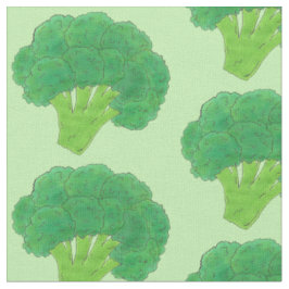 Grüner Leiter Broccoli Veggie Gemüse Veg Garden Stoff