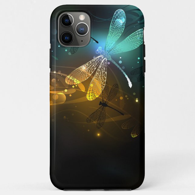Grüner Libellenflug Case-Mate iPhone Hülle (Rückseite)