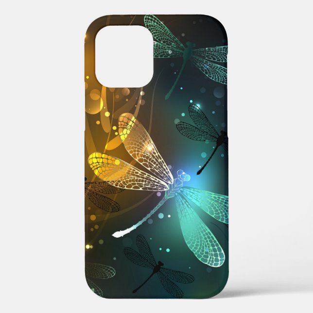 Grüner Libellenflug Case-Mate iPhone Hülle (Rückseite)