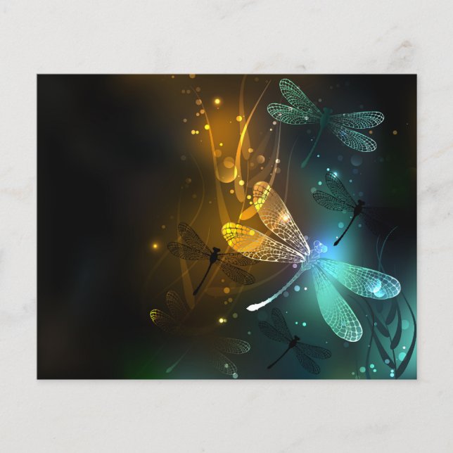 Grüner Libellenflug Flyer (Vorne)