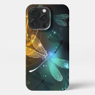 Grüner Libellenflug iPhone 13 Pro Hülle