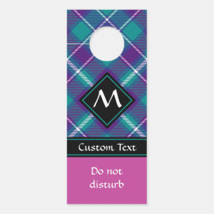 Grüner, Lila und blauer Tartan Türanhänger