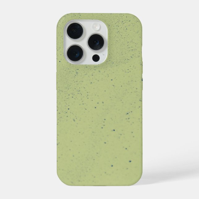 Grüner Limonensand iPhone Hülle (Rückseite)