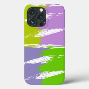 Grüner Limoner Lavendel Lilac Weißer Brush Stroke Case-Mate iPhone Hülle