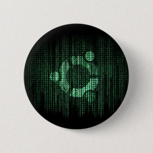 Grüner Linux-Anschluss Button