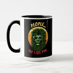 Grüner Löwe Leute Kein großer Fan Tasse