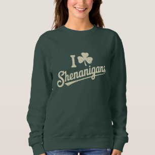 Grüner lustiger irischer Patty's Shamrock St. Patr Sweatshirt
