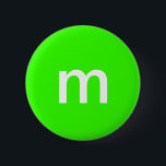 Grüner M&m Button<br><div class="desc">Ein anderer M&m in der M&m-Sammlung</div>