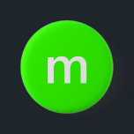 Grüner M&m Button<br><div class="desc">Ein anderer M&m in der M&m-Sammlung</div>